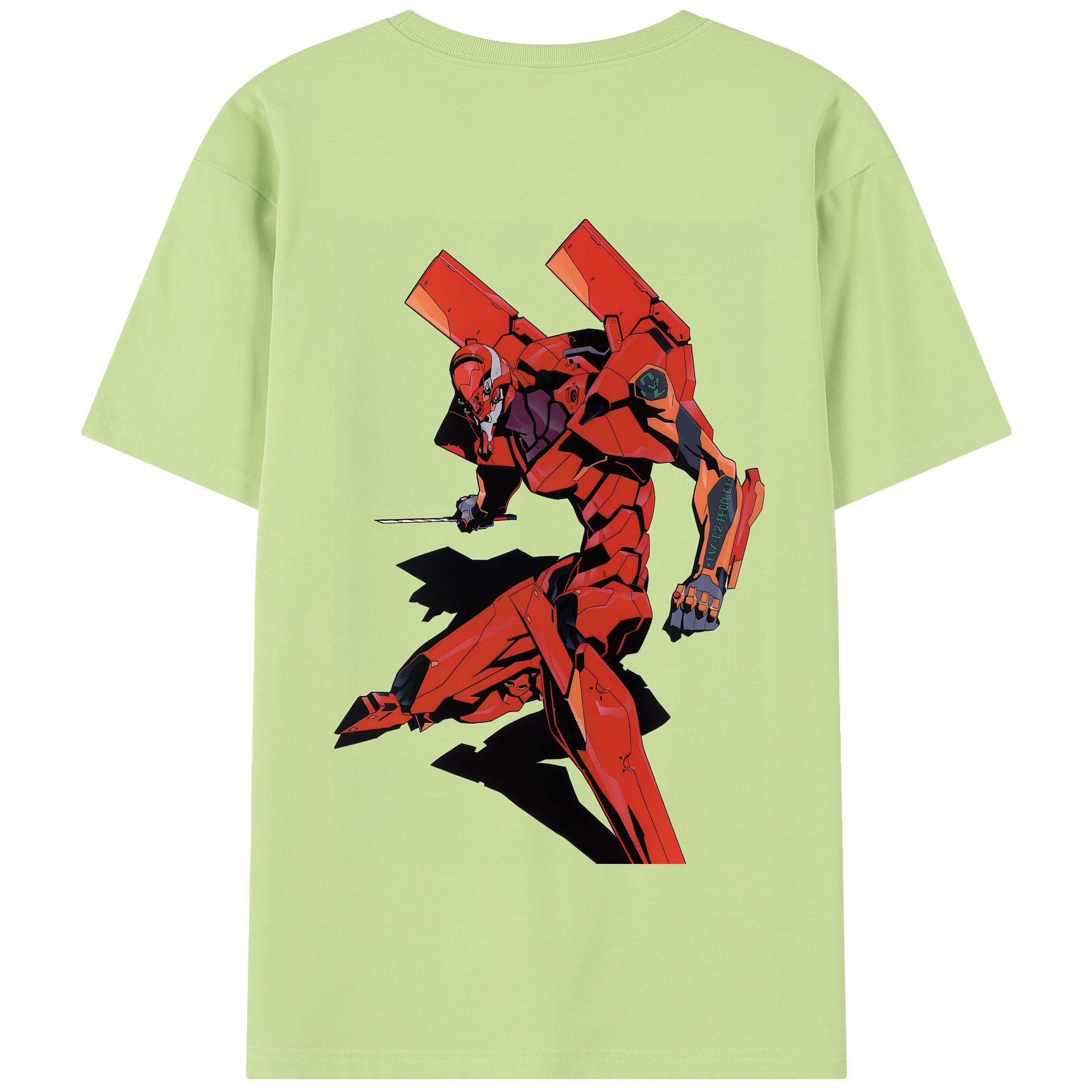 （画像用） EVA 新世紀エヴァンゲリオン 綿100％半袖Tシャツ（背面プリント）